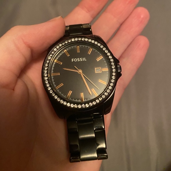Fossil Accessories - Black Fossil Watch
